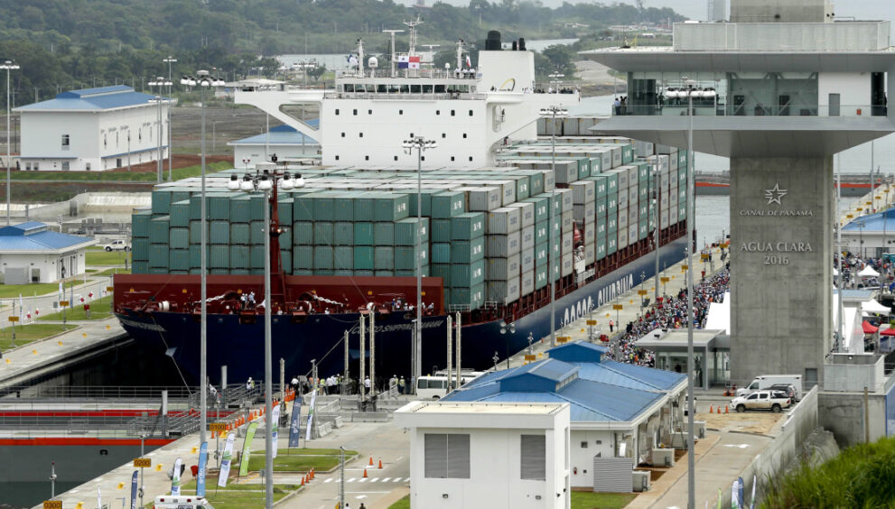 Panama Canal locks handling vessel transit as Gatun Lake reaches maximum water level