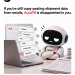 FreightGraph AutoFill automatically extracting shipment data from emails and freight documents