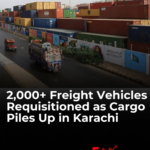 Shipping containers piling up in Karachi amid Pakistan freight route disruptions