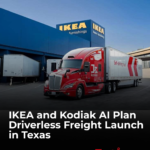 Kodiak AI autonomous truck representing the planned driverless freight operations for IKEA Supply in Texas in 2026.